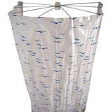 RIDDER Duschfaltkabine Ombrella 200 cm Blau 58203