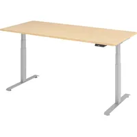 Bümö Schreibtisch Ahorn / Silber