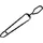 Relaxdays Kaminholzzange 46 cm Schmiedeeisen schwarz