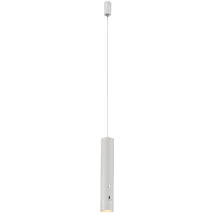 just light. LED-Akku-Pendelleuchte Attach Weiß 120 cm x Ø 16