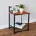 Homestyle4u Nachtschrank Homestyle4u 40 x 64 x 33 cm Schwarz