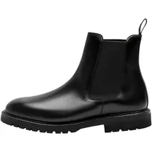 Henry Stevens Chelsea-Boots Herren Schwarz 42
