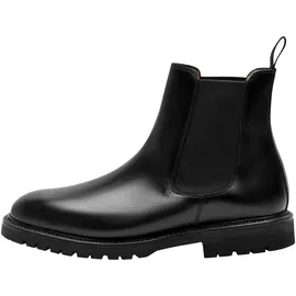 Henry Stevens Chelsea-Boots Herren Schwarz 42