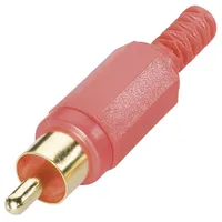 TRU Components 1578912 Cinch-Steckverbinder Stecker, gerade Polzahl: 2 Schwarz