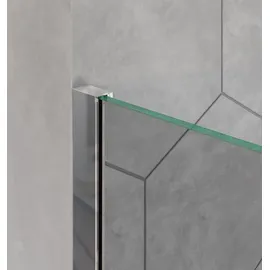 Bernstein Duschabtrennung Walk-In Nano Echtglas EX101 Klarglas 110cm