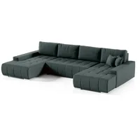 Fun Möbel Wohnlandschaft Sofa mit Schlaffunktion VOGAR Stoff Aulla