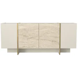 moebel17 Sideboard Veyron Beige Granit Optik