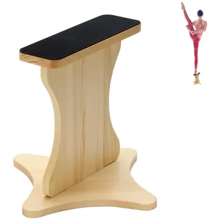 Lxmxgk Cheer Balance Trainer, Holz Cheer Flyer Ständer, Cheer Stand für Cheerleading Flyer Balance, Cheer Flyer Stand Balance und Flexibilität Trainer für Flexibilität Kernstärke (12,4 x 13,4 Zoll)