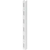 Trendline Wandschiene 2-reihig weiß 200 x 2,5 cm Regale