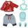 Zapf Little Cool Kids Outfit Rot (832356)
