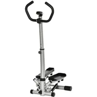 Homcom Stepper Schwarz/Silber 55 x 53 x 118-128 cm