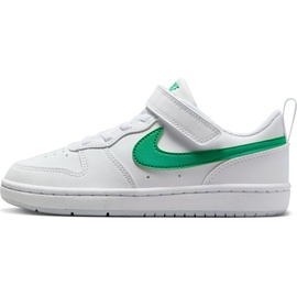 Nike Court Borough Recraft (Ps) Low Top Schuhe, White/Stadium Green-Football Grey, 29.5 EU - 29.5 EU