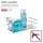 Wenko Turbo-Loc® Edelstahl Wandablage Quadro - Befestigen ohne Bohren, Edelstahl rostfrei, 24 x 10 x 14.5 cm, Chrom