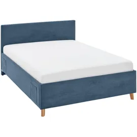 Meise Möbel Polsterbett Cool 140 x 200 cm ocean ohne Lattenrost