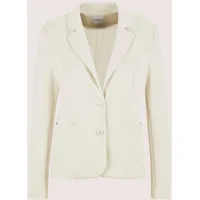 Madeleine Jersey-Blazer in modischer Kurzform in perlweiß | Gr.: 36