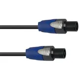 PSSO  Lautsprecherkabel Speakon 2x2,5 15m sw