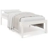 vidaXL Seniorenbett 90 x 190 cm Weiß
