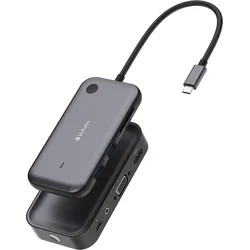 VERBATIM Share My Screen USB-C kabelloser Display Adapter 1080P mit Hub WDA-01