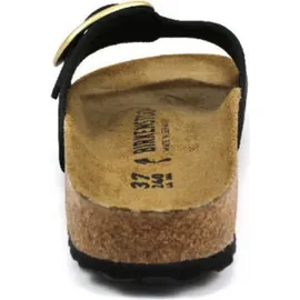 Birkenstock Madrid Big Buckle Nubukleder schwarz 36