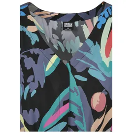 URBAN CLASSICS Damen Ladies Short Viscose Belt Jumpsuit blackfruity, XS - XS