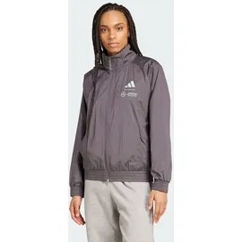 adidas PERFORMANCE Sportjacke Mercedes AMG Petronas Formula One Team Premium Woven Originals, Größe XS in grau - weiß XXXS-XXSxNormalgrößen