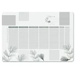SIGEL Schreibtischunterlage DESIGN khaki/weiß 30 Blatt
