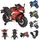 Moni Kinder Elektromotorrad Motocross rot (12 V)