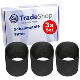 3x Trade-Shop Schaumstofffilter kompatibel mit Thomas Silverstar 1220, Silverstar 1235, Studio 1030, Super 30, Super 30 R, Super 30 S, Vario 1020