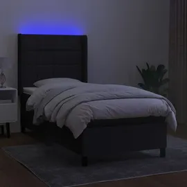 vidaXL Boxspringbett 100 x 200 cm Schwarz