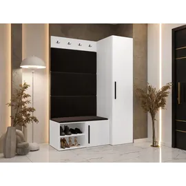 Mirjan24 Garderoben-Set Medi II 84 x 42 cm Braun