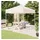 vidaXL Partyzelt Faltbar Creme 3x3 m