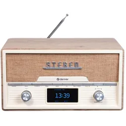 Inter Sales Denver MDA-525LW, 3,18 kg, Holz, Persönlicher CD-Player