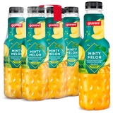 granini Sensation Minty Melon (6 x 0,75l), 30% Frucht, Honigmelone, Mango, Minze, Party-Drink, vegan, laktosefrei, mit Pfand