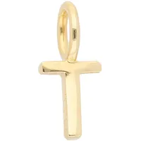 Buchstabenanhänger ADELIA ́S "Damen & Herren 333 Gold Buchstabenanhänger T", gold, Schmuckanhänger, Damen, Gelbgold 333 Gold, Gelbgold 333, Gold, für Damen & Herren