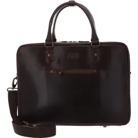 Buckle & Seam Albert - Aktentasche XL 41 cm (brown/blue)