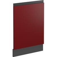 Vicco Geschirrspülerblende Küchenschrank Küchenmöbel R-Line J-Shape Anthrazit Rot 45