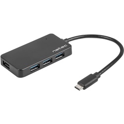 Natec USB Hub 3.0 Silkworm USB-C 4-ports
