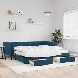 vidaXL Tagesbett 100 x 200 cm Blau