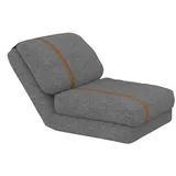 FLEXISPOT Schlafsofa Bodensofa, Outdoor-Sofa, Balkon-Sofa, Liegesessel, Bodensessel, Relaxsessel, Schlafsessel, Klappsessel mit Liegefunktion grau