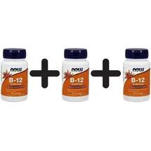 NOW Foods Vitamin B-12 mit Folsäure Lutschtabletten 60 St.