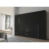 Rauch ORANGE Kleiderschrank Purisma 301 x 223 cm Glas Basalt