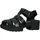 Fly london Riemchensandale Damen Schwarz 40
