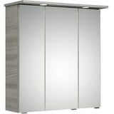 Spiegelschrank Pelipal 65 x 20 x 72 cm sangallo grau 3-türig LED IP 44