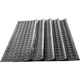 Jet-Line Stufenmatten FREDERIKE 5er-Set Außenbereiche Treppenmatten Antirutschmatte 25x89 cm