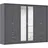 Drehtürenschrank WILDBERG 275 x 212 x 58 cm Grau