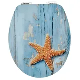 Poseidon WC-Sitz Ostsee  (MDF, Mehrfarbig, Mit Absenkautomatik)