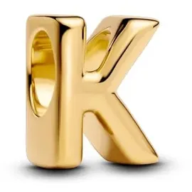 Pandora Buchstabe K Goldfarben