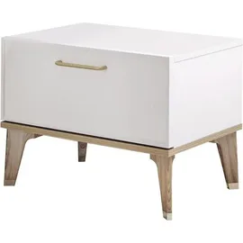 aea Jugendbett Garnitur Kinderzimmer Kinderbett Bett Set 4tlg Weiß Holz - Weiß