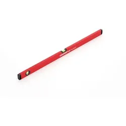Wasserwaage, 1000mm, Vertikal- und Horizontal-Libelle, +/- 0,5mm/m, R94100087 - rot