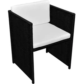 vidaXL Bistro-Set 3-tlg. schwarz 46067